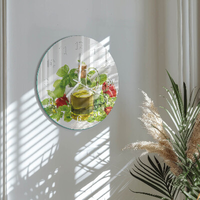 Round wall clock Basil Oil