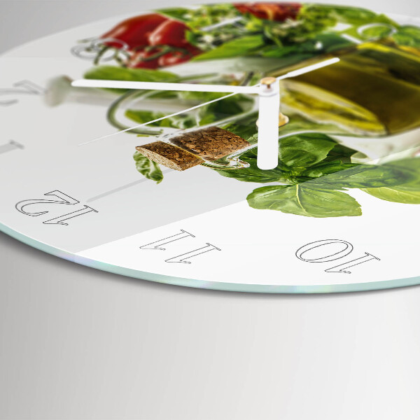 Round wall clock Basil Oil
