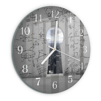 Round wall clock Keyhole