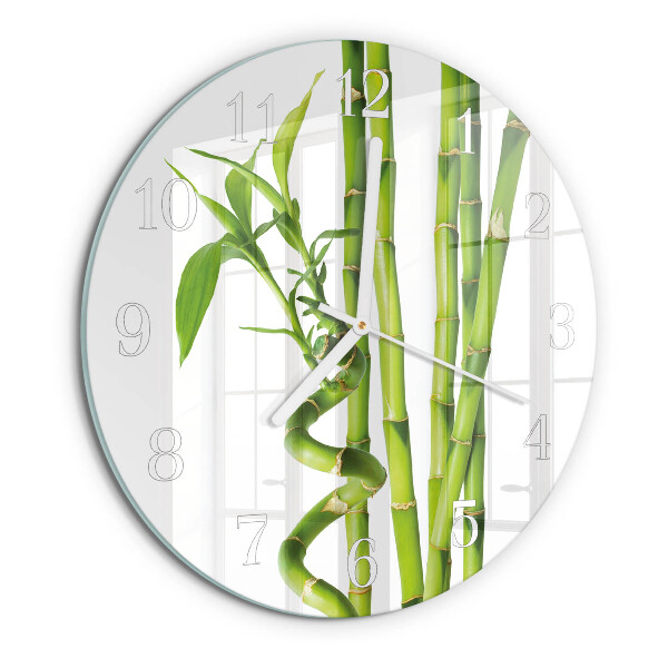 Round wall clock Bamboo