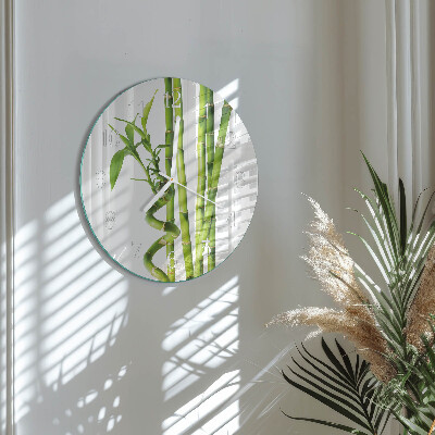 Round wall clock Bamboo