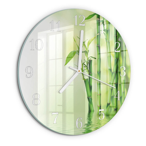 Round wall clock Bamboo