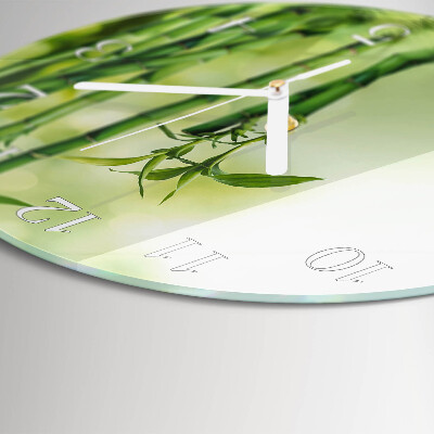 Round wall clock Bamboo