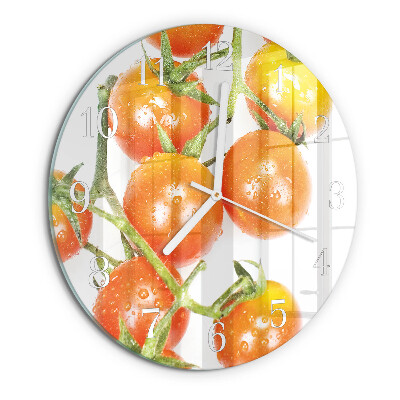 Round wall clock Tomatoes