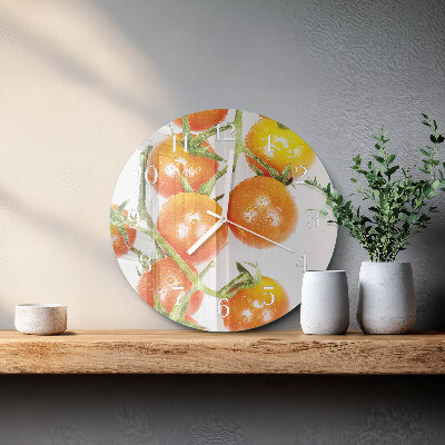 Round wall clock Tomatoes
