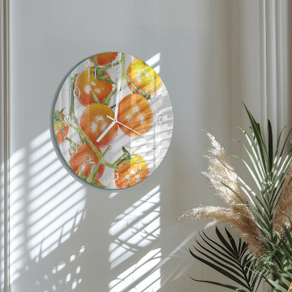 Round wall clock Tomatoes