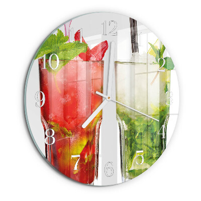 Round wall clock Cocktails