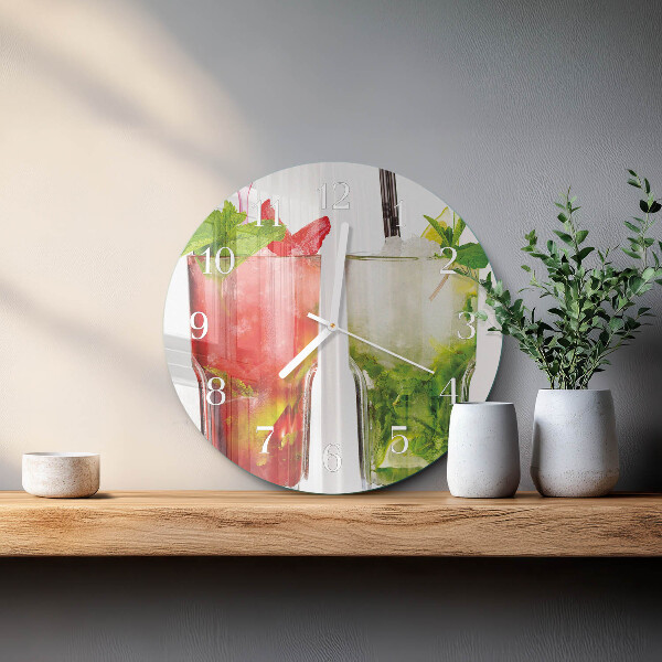 Round wall clock Cocktails