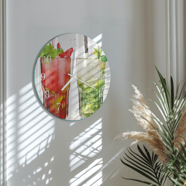 Round wall clock Cocktails