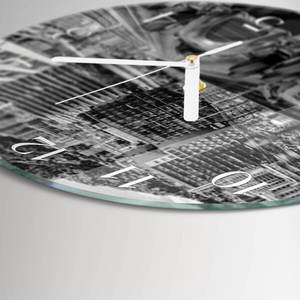Round wall clock Race Car