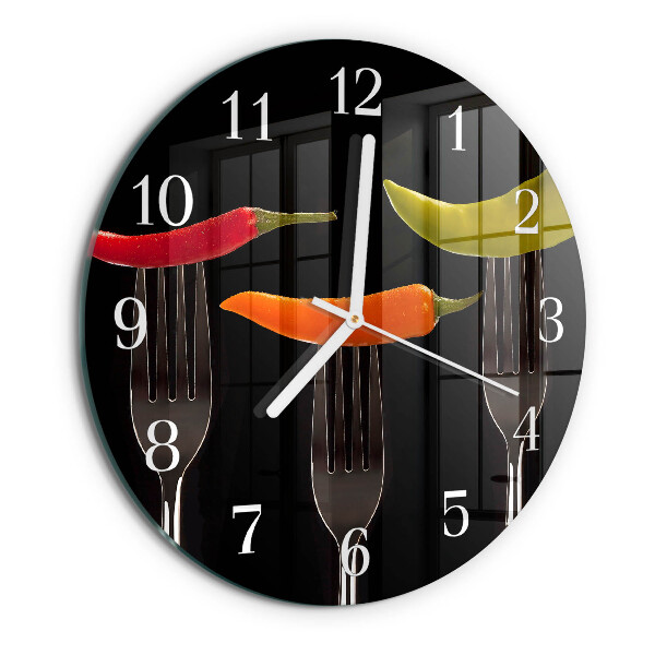 Round wall clock Fork