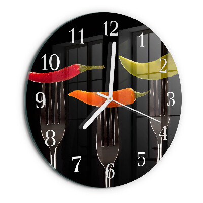 Round wall clock Fork