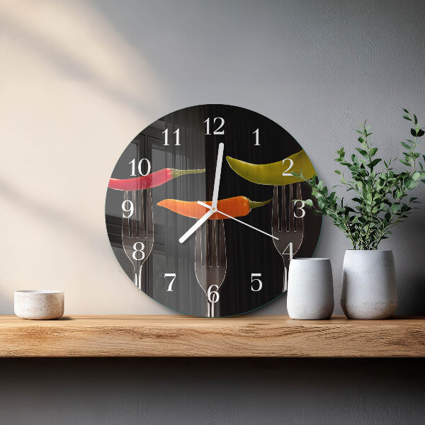 Round wall clock Fork