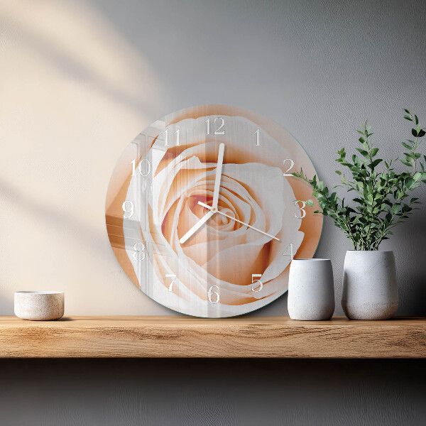 Round wall clock Rose