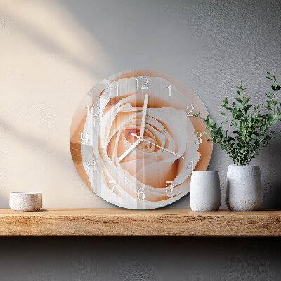 Round wall clock Rose