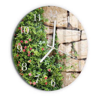 Round wall clock Nature Stones