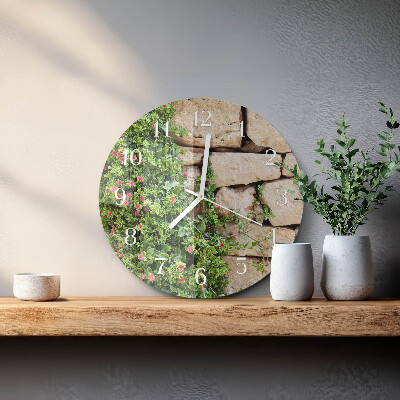 Round wall clock Nature Stones