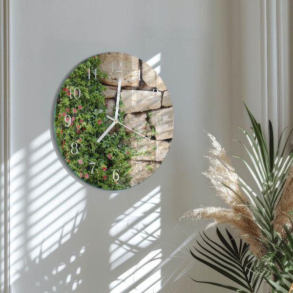 Round wall clock Nature Stones