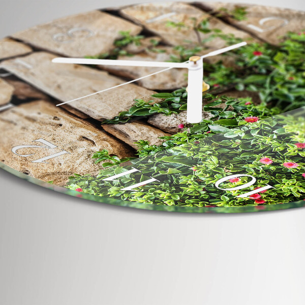 Round wall clock Nature Stones
