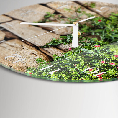Round wall clock Nature Stones