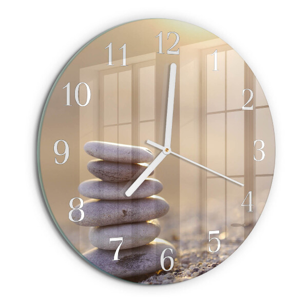 Round wall clock Stones