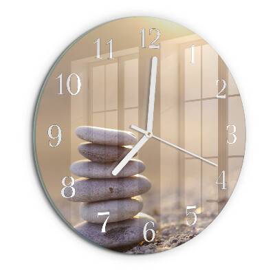 Round wall clock Stones