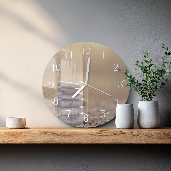 Round wall clock Stones
