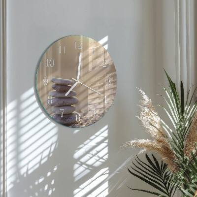 Round wall clock Stones