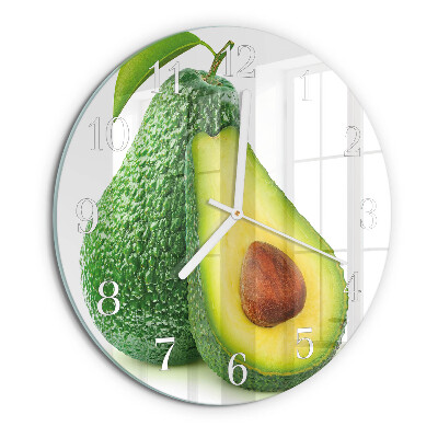 Round wall clock Avocado