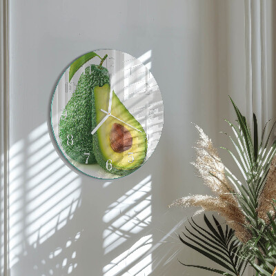 Round wall clock Avocado