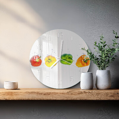 Round wall clock Pepper