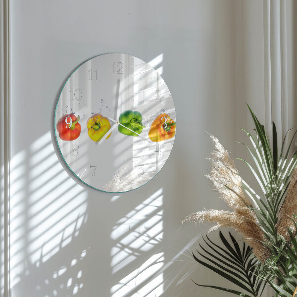 Round wall clock Pepper