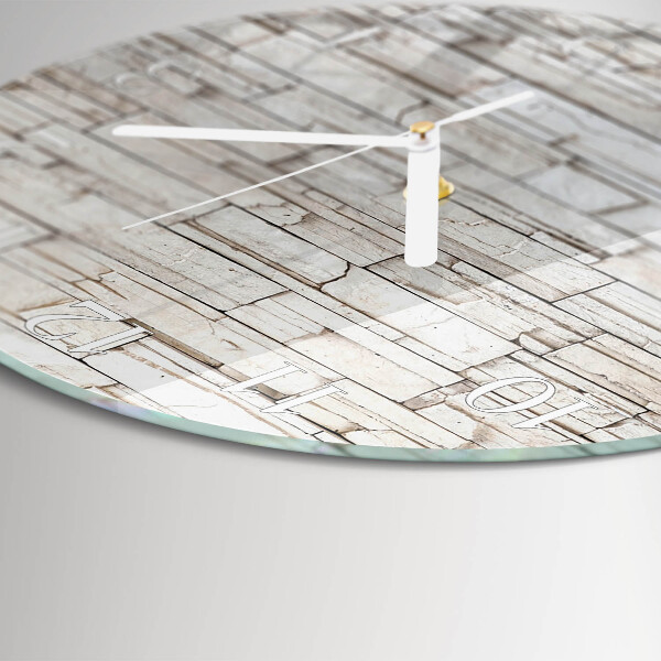 Round wall clock Clinker