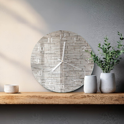 Round wall clock Clinker
