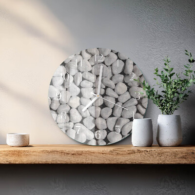 Round wall clock Stones
