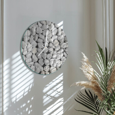 Round wall clock Stones