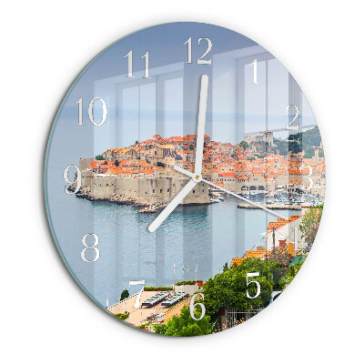 Round wall clock Nature Path