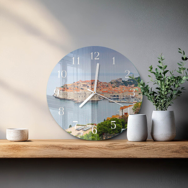 Round wall clock Nature Path