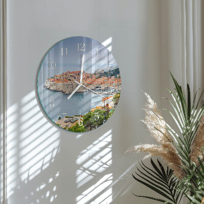 Round wall clock Nature Path