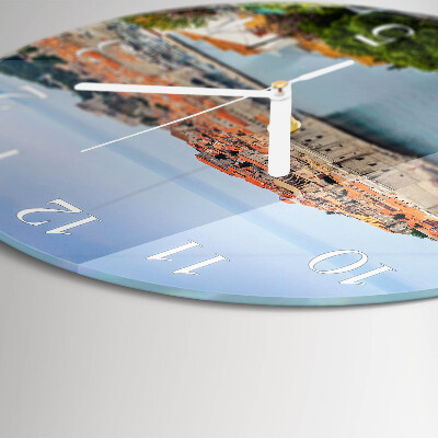 Round wall clock Nature Path