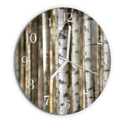 Round wall clock Birches