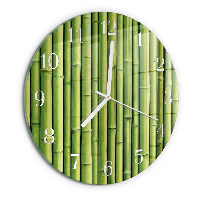 Round wall clock Bamboo