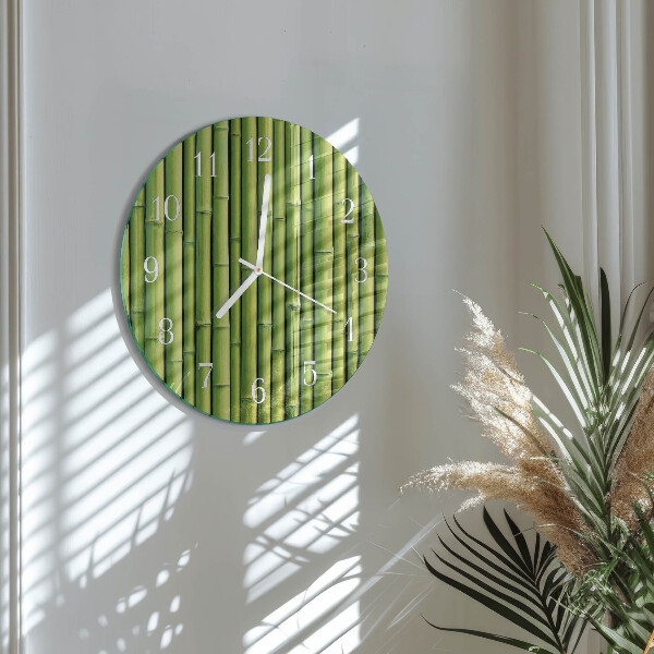 Round wall clock Bamboo