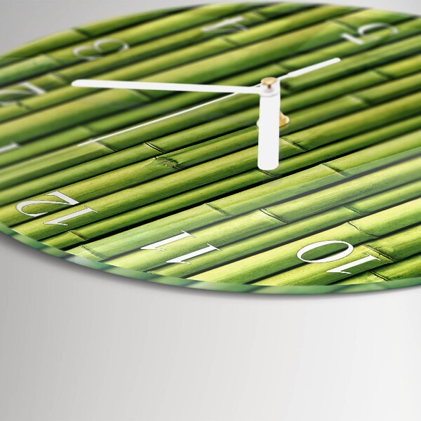 Round wall clock Bamboo