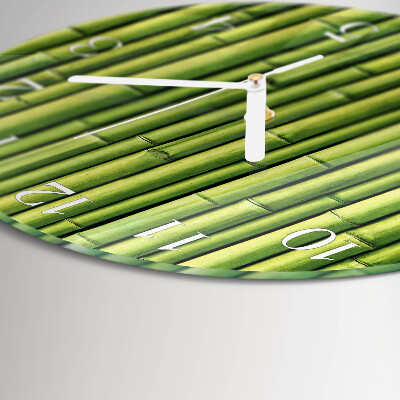 Round wall clock Bamboo