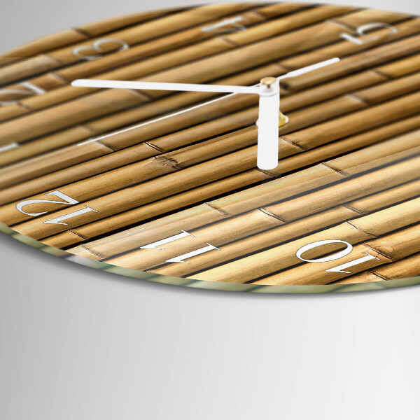 Round wall clock Bamboo