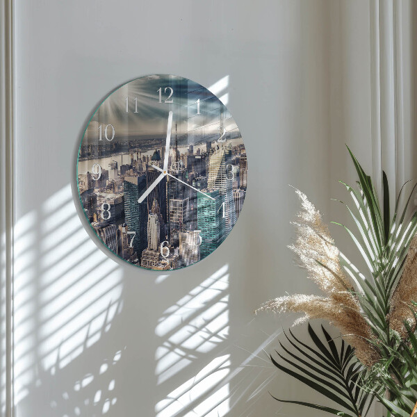 Round wall clock City