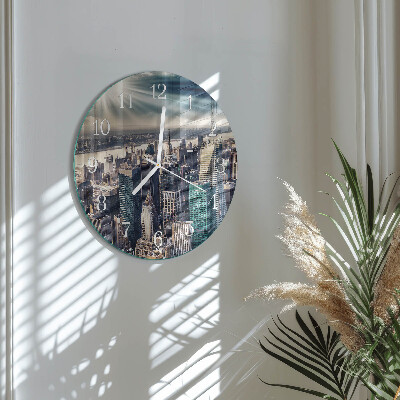 Round wall clock City