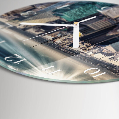 Round wall clock City