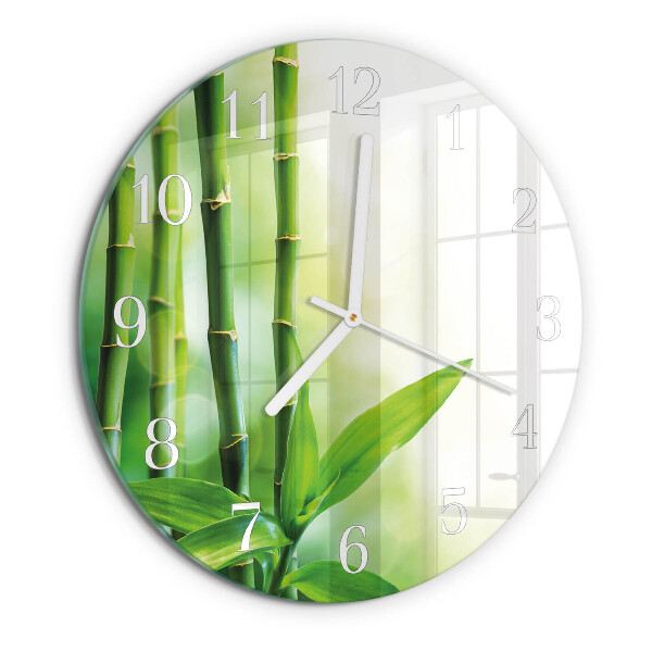 Round wall clock Bamboo